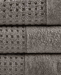Spa Waffle Jacquard Luxury Combed Cotton 6-Pc