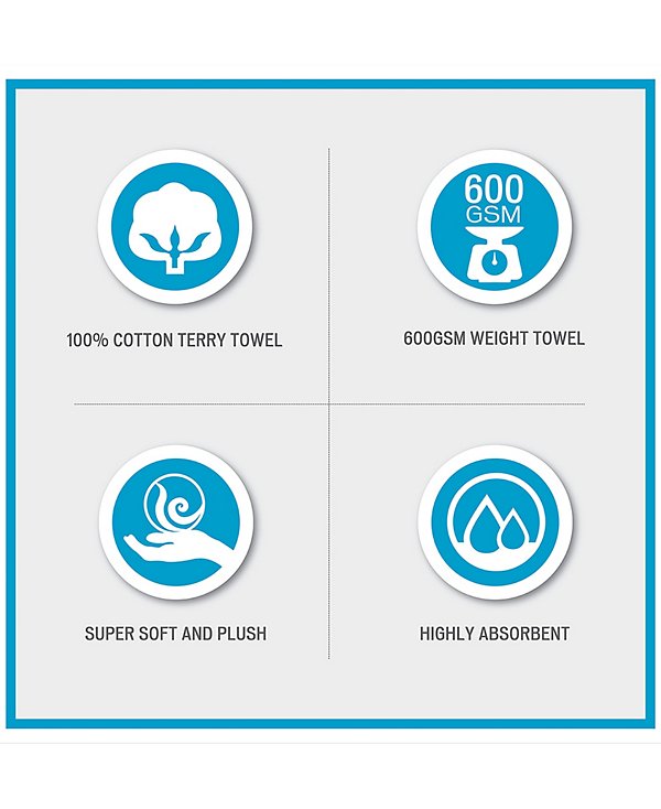 Cotton 6-Pc. Embroidered Serene Jacquard Towel Set