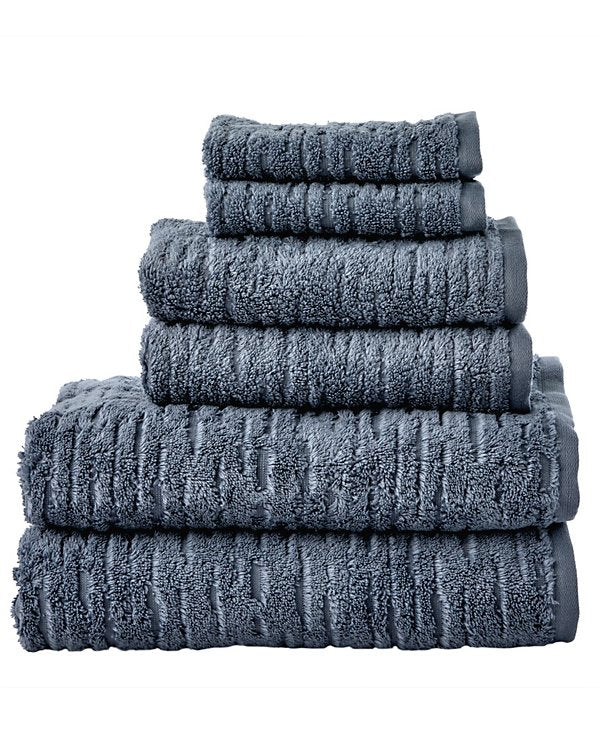 Cloudsoft 100% Long Staple Cotton 6-Piece Bath Towel Set