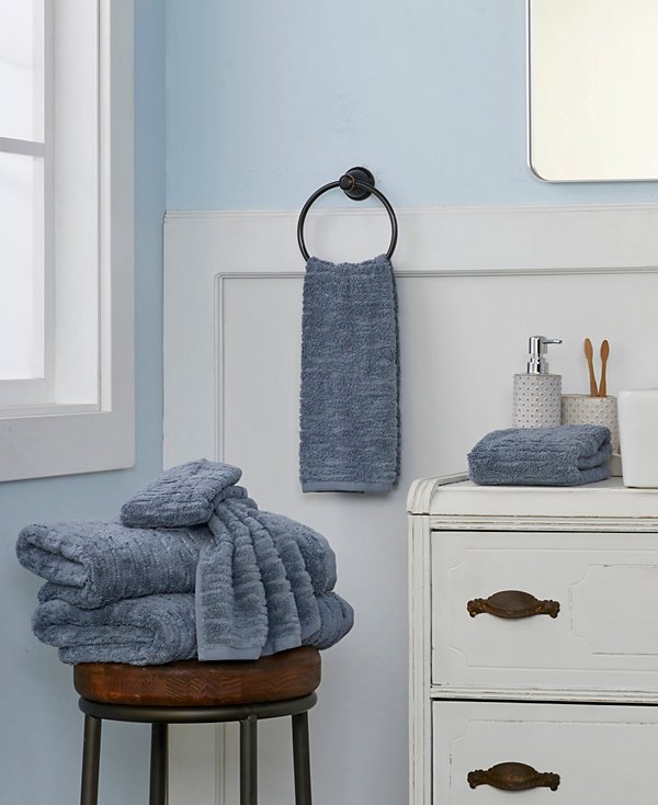 Cloudsoft 100% Long Staple Cotton 6-Piece Bath Towel Set
